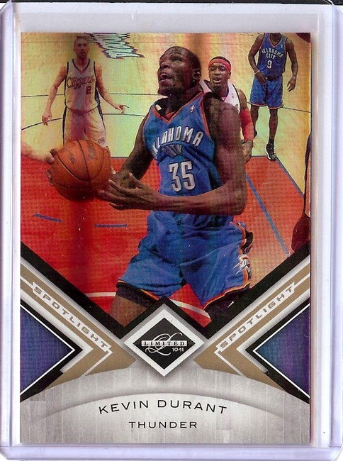 Kevin Durant 2010-11 Limited Gold Spotlight Thunder #81 33/49