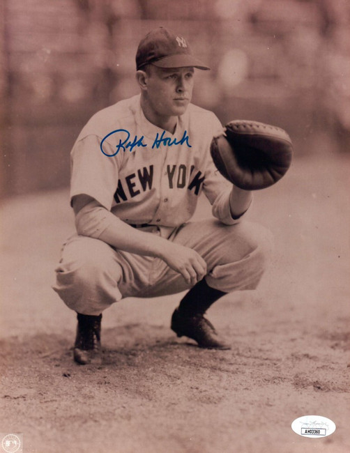 Ralph Houk Signed Autographed 8X10 Photo Vintage New York Yankees JSA AH03360