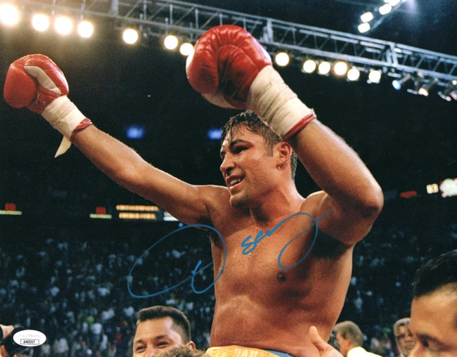 Oscar De La Hoya Signed Autographed 11X14 Photo Olympic Gold Medal