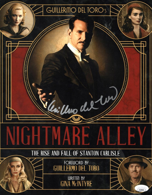 Guillermo Del Toro Signed Autographed 11x14 Photo Nightmare Alley JSA AG39694