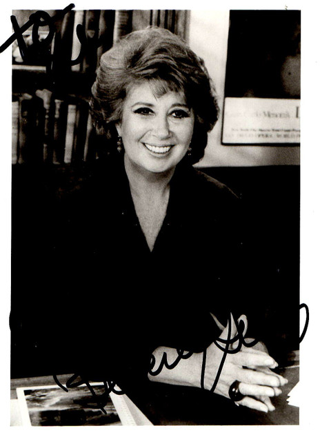 Beverly Sills Signed Autographed Small Photo Opera Legend JSA AD30784