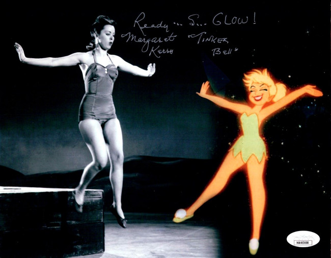 Margaret Kerry Signed Autographed 8X10 Photo Tinkerbell Ready Glow JSA WA465698