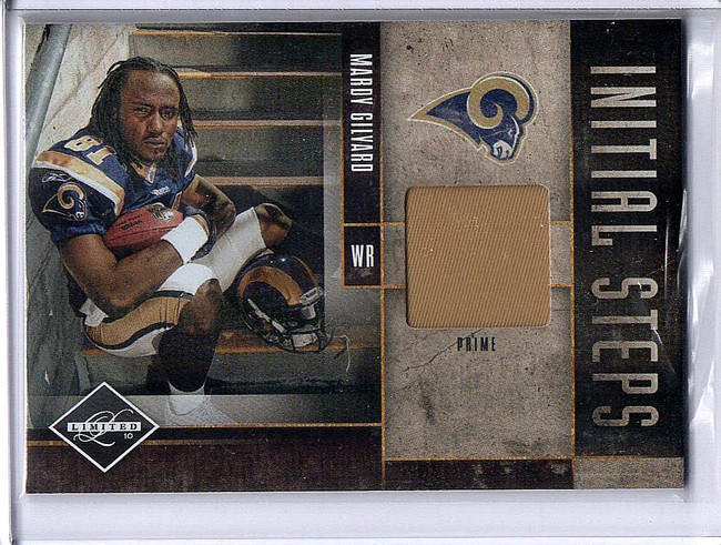 Mardy Gilyard 2010 Limited Initial Steps Rookie Patch Rams #35 25/25