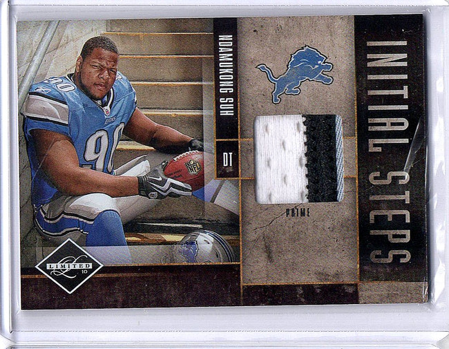 Ndamukong Suh 2010 Limited Initial Steps Rookie Patch Lions #4 07/25