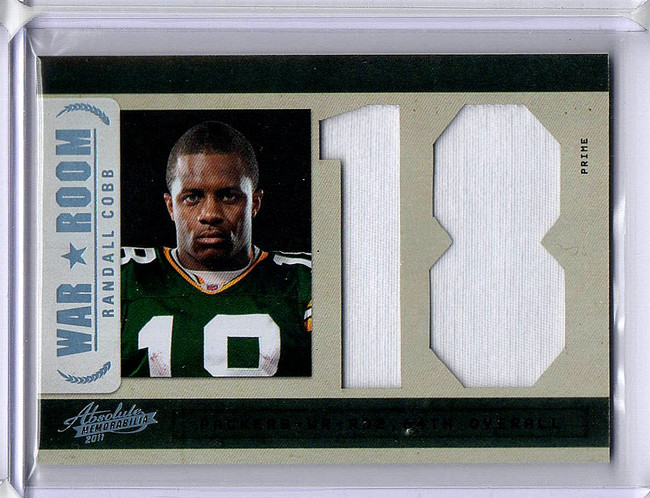 Randall Cobb 2011 Absolute War Room Jumbo Patch Packers #12 02/10