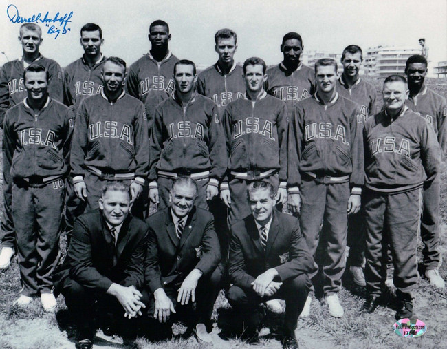 Darrall Imhoff Signed 8X10 Autograph Photo "Big D" 1960 Team USA Gold Medal COA