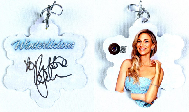 Debbie Gibson Signed Autographed Christmas Ornament Winterlicious BAS BH098863