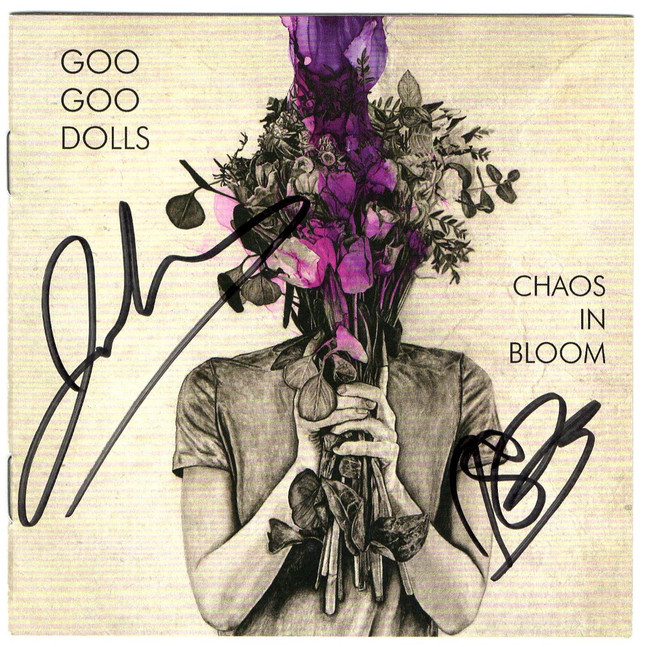 Johnny Rzeznik Robby Takac Signed Autographed CD Booklet Goo Goo Dolls BAS