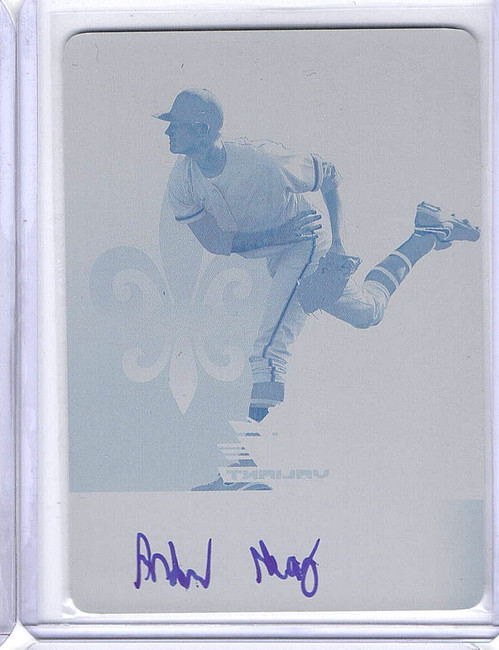 Andrew Heaney 2012 Leaf Valient Draft Magenta Press Plate Autograph  #VA-AH1 1/1