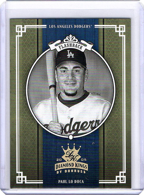 Paul Lo Duca 2005 Diamond Kings Gold B/W Parallel Dodgers #271 01/25