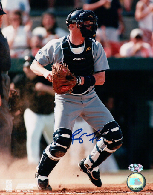 Robert Fick Signed 8X10 Photo Autograph Detroit Tigers w/COA Auto Full Gear