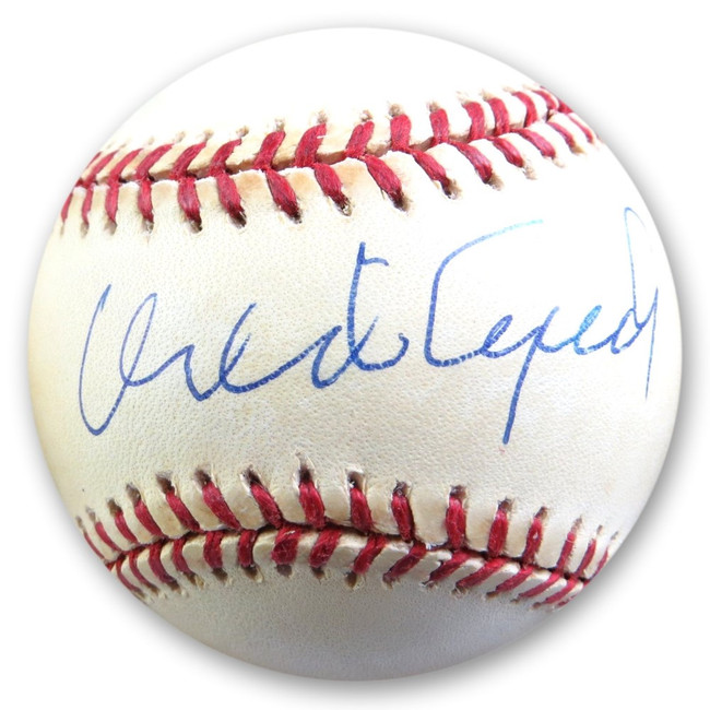 Orlando Cepeda Signed Baseball LSM MLB COA – Latitude Sports Marketing