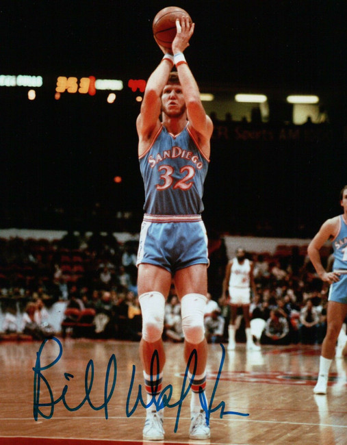 Bill Walton Signed 8X10 Autograph Photo San Diego Clippers Free Throw Auto COA