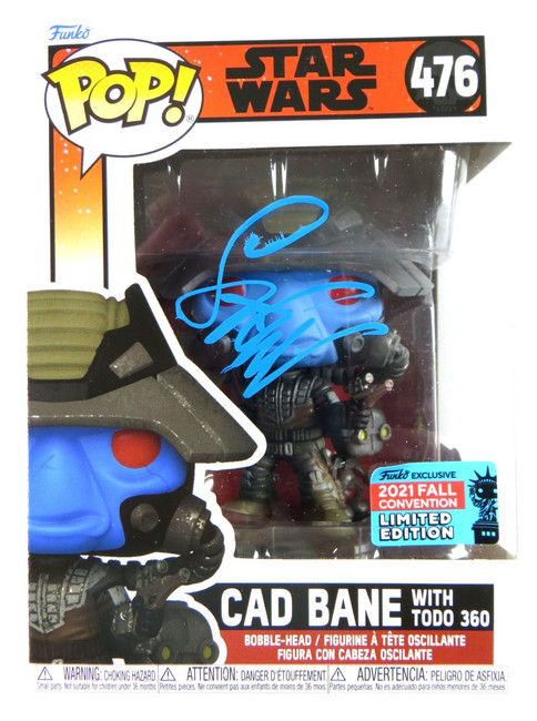 Seth Green Signed Autographed Funko POP! Figure Star Wars Cad Bane Todo 360 BAS