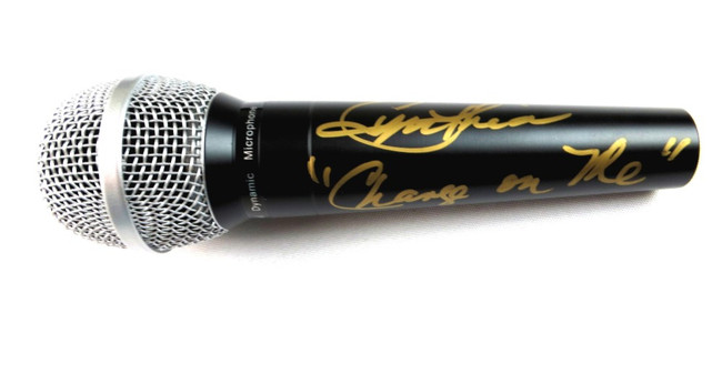 Cynthia Torres Signed Autographed Microphone "Change on Me" BAS BH013487