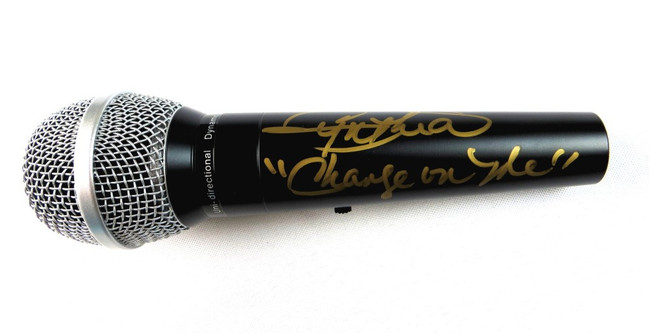 Cynthia Torres Signed Autographed Microphone "Change on Me" BAS BH013486
