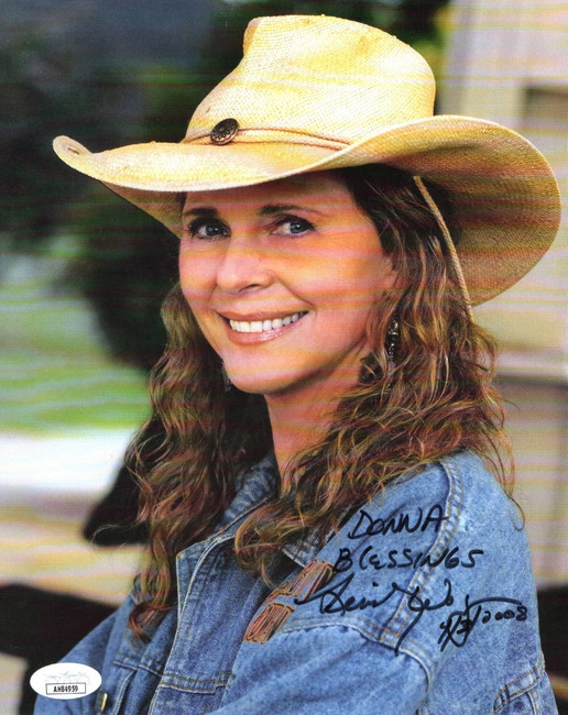 Lindsay Wagner Signed Autographed 8X10 Photo Sexy Cowboy Hat JSA AH84959