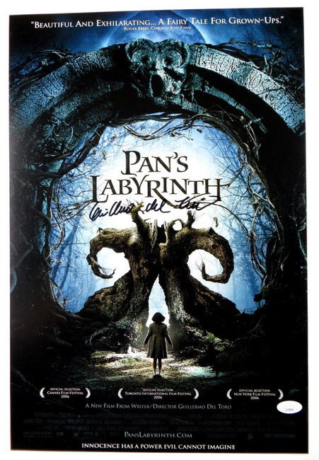 Guillero Del Toro Signed Autographed 12X18 Photo Pan's Labyrinth JSA AI98898