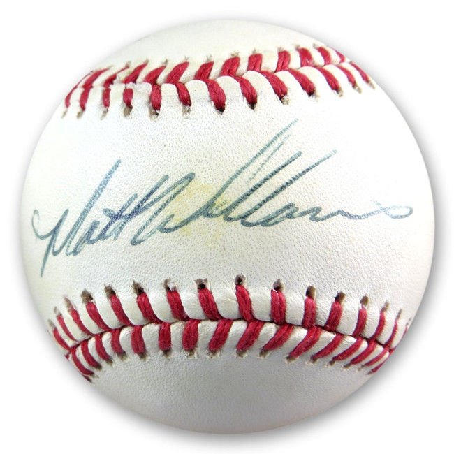 Matt Williams Signed Autographed NL Baseball Giants Diamondbacks JSA AJ36056
