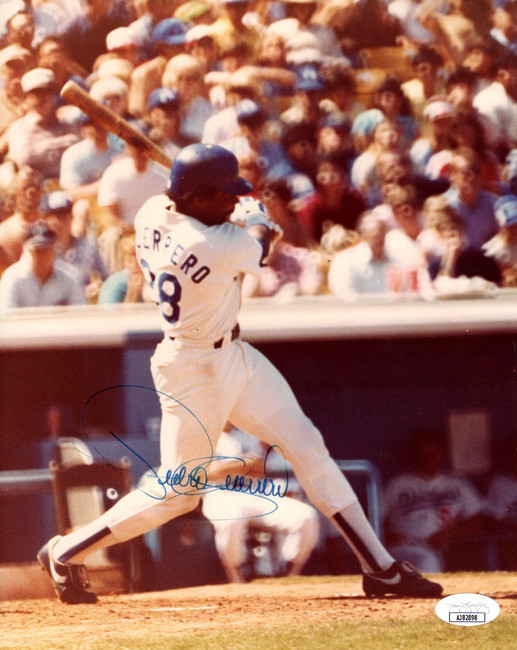 Pedro Guerrero Signed Autographed 8X10 Photo Los Angeles Dodgers JSA AH82898