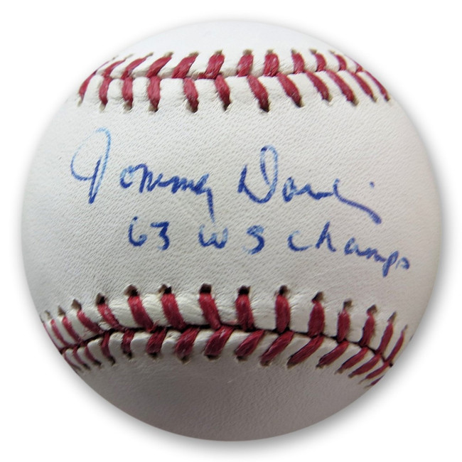 Tommy Davis Signed Autographed Baseball Dodgers "63 WS Champs" JSA AJ82880