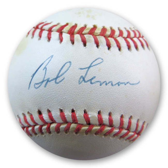 Bob Lemon Signed Autographed AL Baseball Cleveland Indians Legend JSA AJ82639