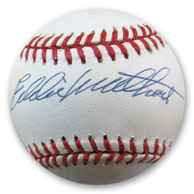 Eddie Mathews Signed Autographed NL Baseball Braves Legend JSA AJ82631