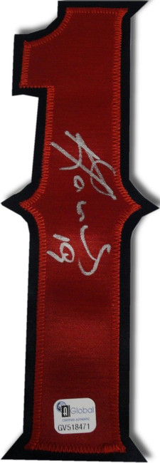 Kendrys Morales Signed Autographed Red #1 Jersey #1 Only AnaheimAngels GA