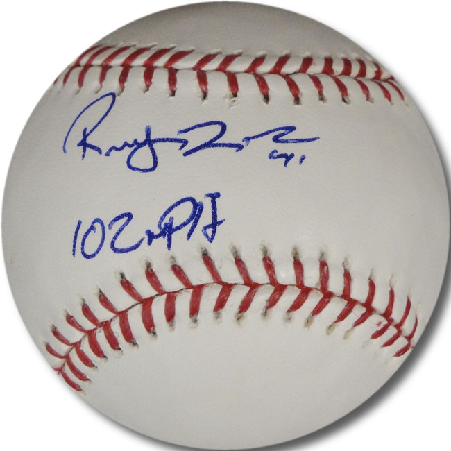 Rubby De La Rosa Hand Signed Autograph Major League Baseball Dodgers 102 MPH