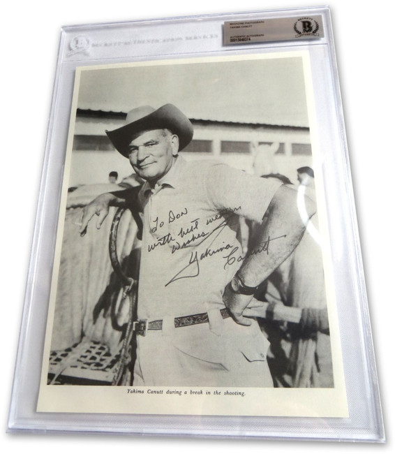 Yakima Canutt Signed Autographed Magazine Photo Rodeo Western Actor BAS 8374