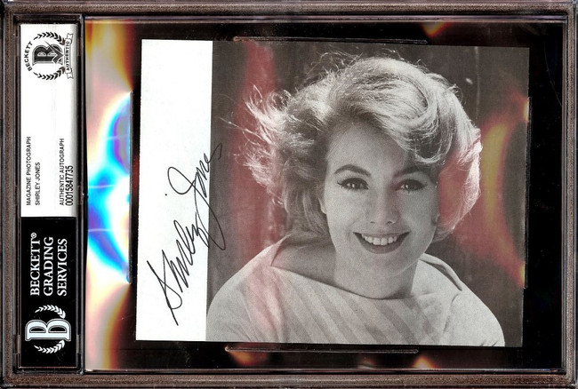 Shirley Jones Signed Autographed Magazine Photo The Partridge Family BAS Slabbed