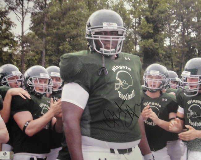 Quinton Aaron Hand Signed Autographed 11x14 Photo The Blind Side JSA U16342