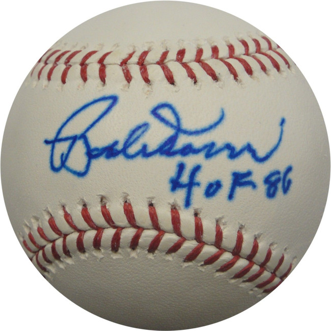 Bobby Doerr Hand Signed Autographed Major League Baseball HOF 86