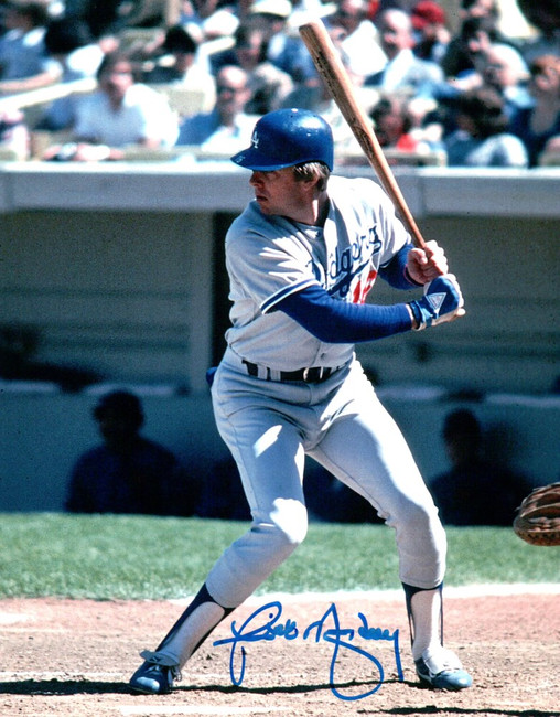 Rick Monday Signed Autographed 8X10 Photo Los Angeles Dodgers Road At Bat COA