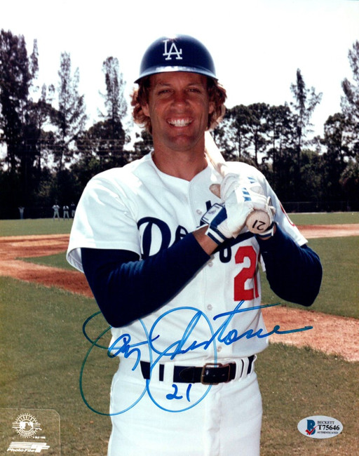 Jay Johnstone Signed Autographed 8X10 Photo Los Angeles Dodgers Pose BAS I75646