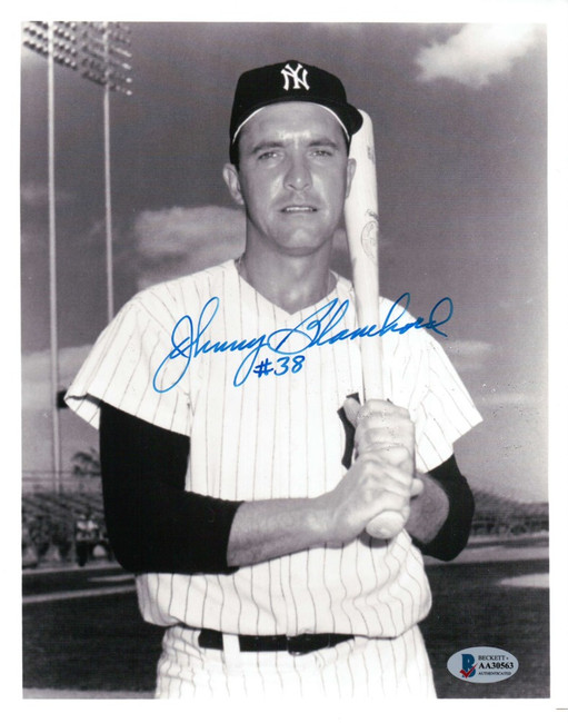 Johnny Blanchard Signed Autographed 8X10 Photo New York Yankees #38 BAS AA30563