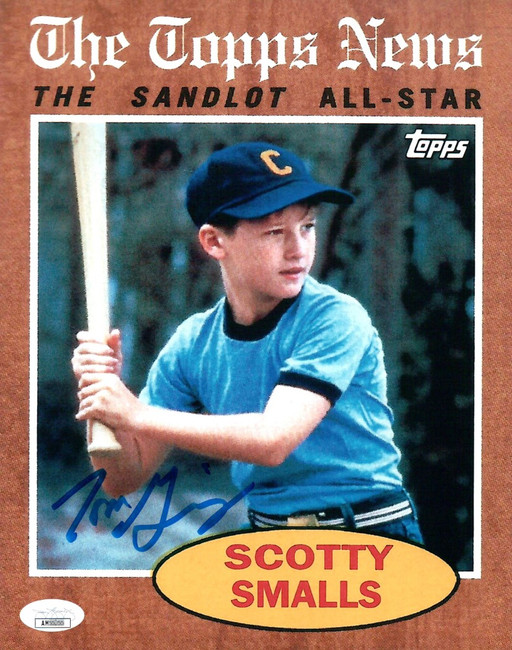 Tom Guiry Signed Autographed 8X10 Photo The Sandlot Topps Scotty Smalls JSA