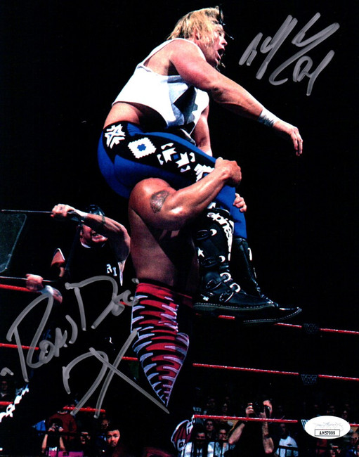 Billy Gunn Road Dogg Dual Signed Autographed 8X10 Photo In Ring JSA AM57999