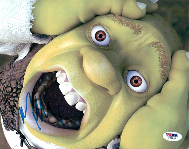 Mike Myers Signed Autographed 8X10 Photo Shrek Voice Close-Up PSA I84203