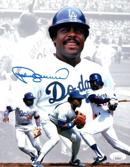 Pedro Guerrero Signed Autographed 8X10 Photo Dodgers Daytime Collage JSA