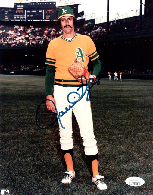 Rollie Fingers Signed Autograph 8X10 Photo Oakland A's Vintage Pose JSA AM23557