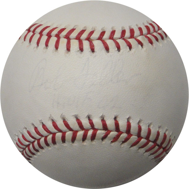 Bob Feller Signed Autograph Major League Baseball Cleveland Indians FADED!SC