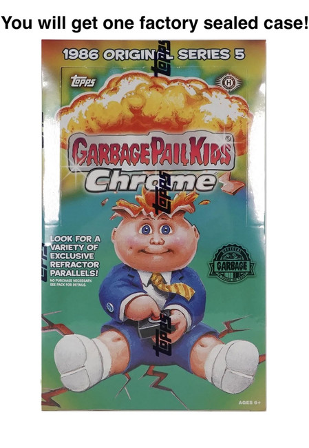 2022 Topps Garbage Pail Kids Chrome Hobby 12 Boxes Factory Sealed Case