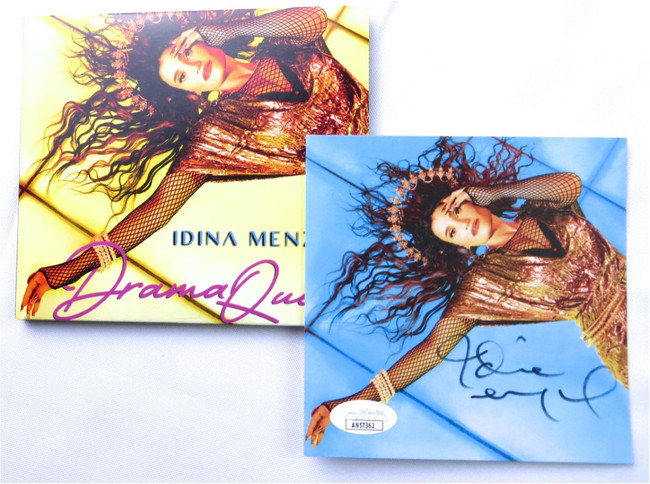 Idina Menzel Signed Autographed CD Insert Drama Queen w/New CD JSA