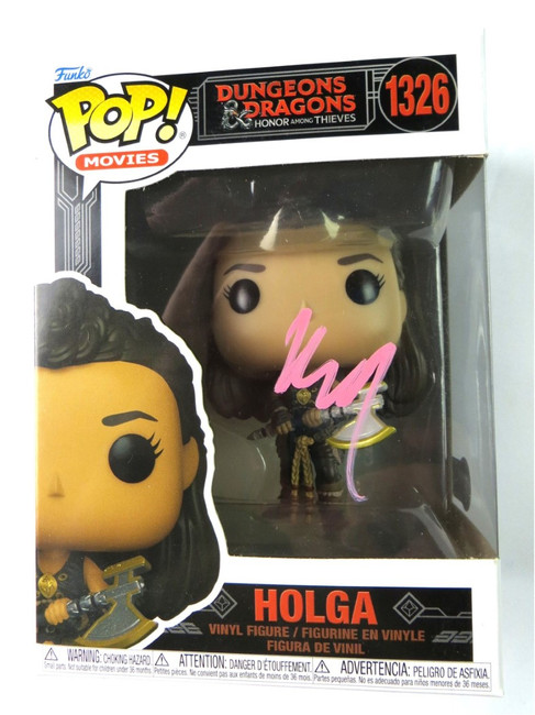 Michelle Rodriguez Signed Autographed Funko POP! Dungeons & Dragons JSA BK67715