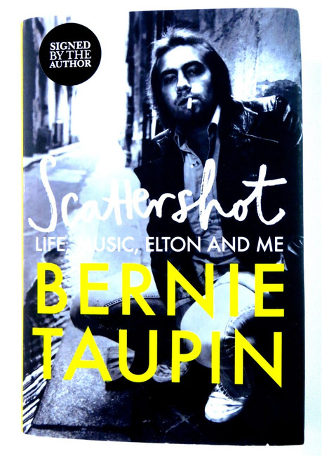 Bernie Taupin Signed Autographed Hardcover Book Scattershot Elton John JSA