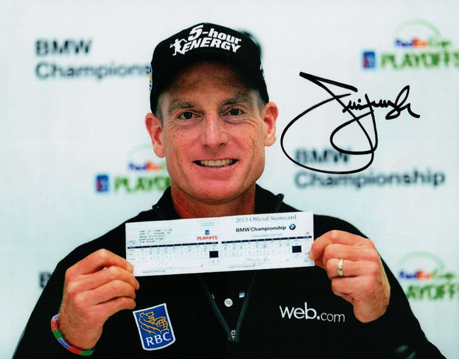 Jim Furyk Signed 8X10 Photo Autograph Auto BMW Championship w/COA PGA Golfer