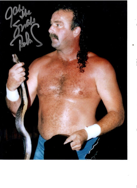 Jake "The Snake" Roberts Signed Autographed 8X10 Photo Pro Wrestler WWF W/COA C
