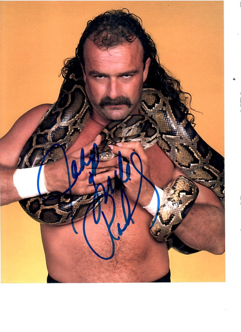 Jake "The Snake" Roberts Signed Autographed 8X10 Photo Pro Wrestler WWF W/COA A