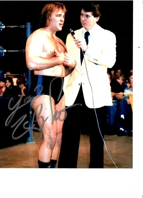 Larry Zbyszko Signed Autographed 8X10 Photo Pro Wrestler WWF W/ COA B